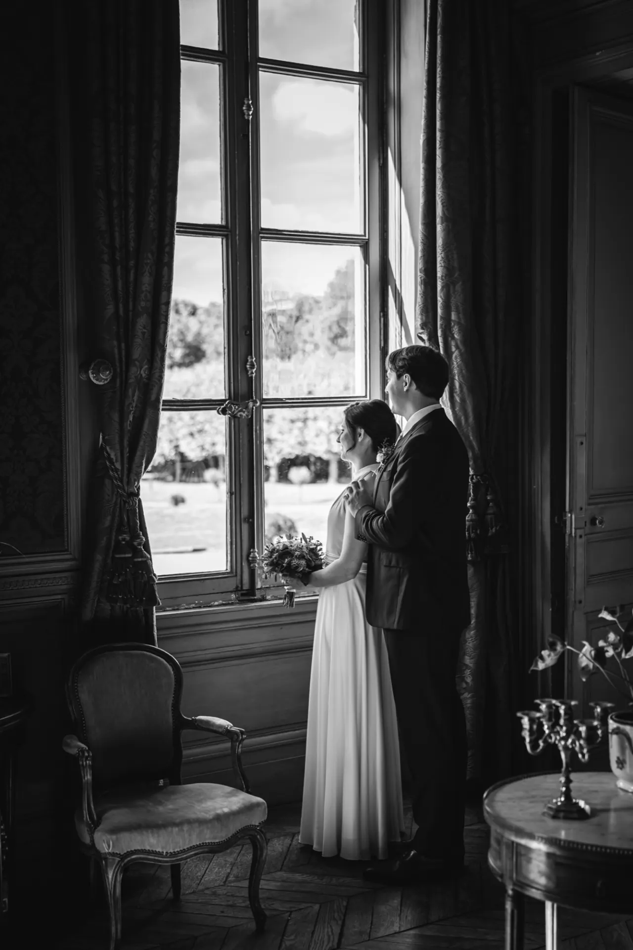 Ombeline et Haris lors de leur mariage